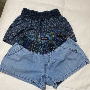 2 pairs Women’s jean shorts